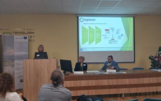 Dragana Miladinović presents project Cropinno at the 1st TwiNSol-CECs Workshop